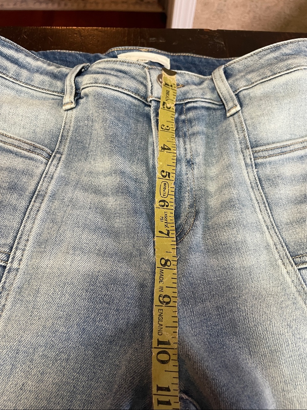 Risen Jeans Women's Flare Front Pocket Jeans Size 31. - Picture 11 of 13